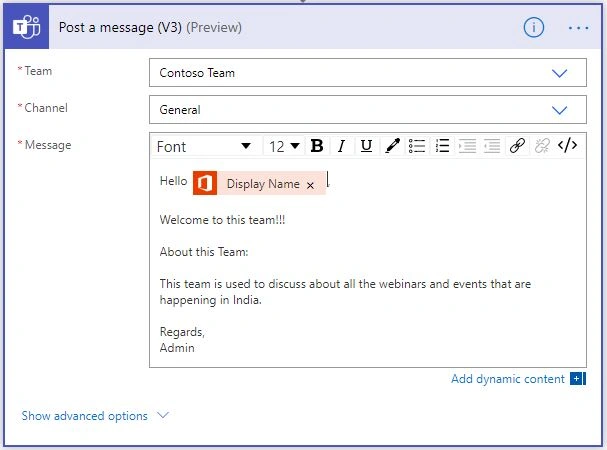 Post A Welcome Message When A New Team Member Is Added In Microsoft Teams Using Power Automate