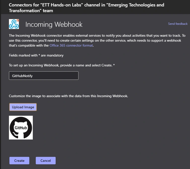 Post GitHub Events to a Microsoft Teams Channel Using C#.NET