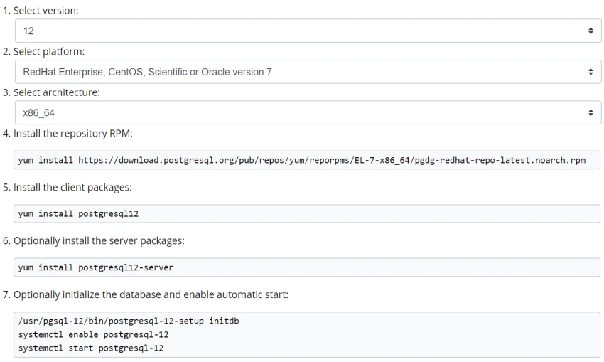 Postgresql Installation and Uninstallation