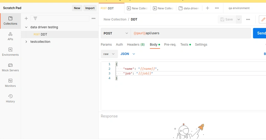 Postman Data Driven Testing