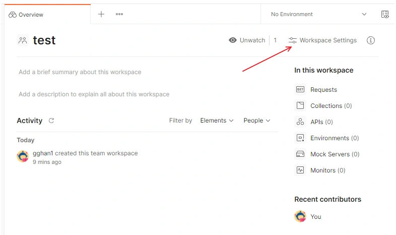 Postman - delete a Workspace