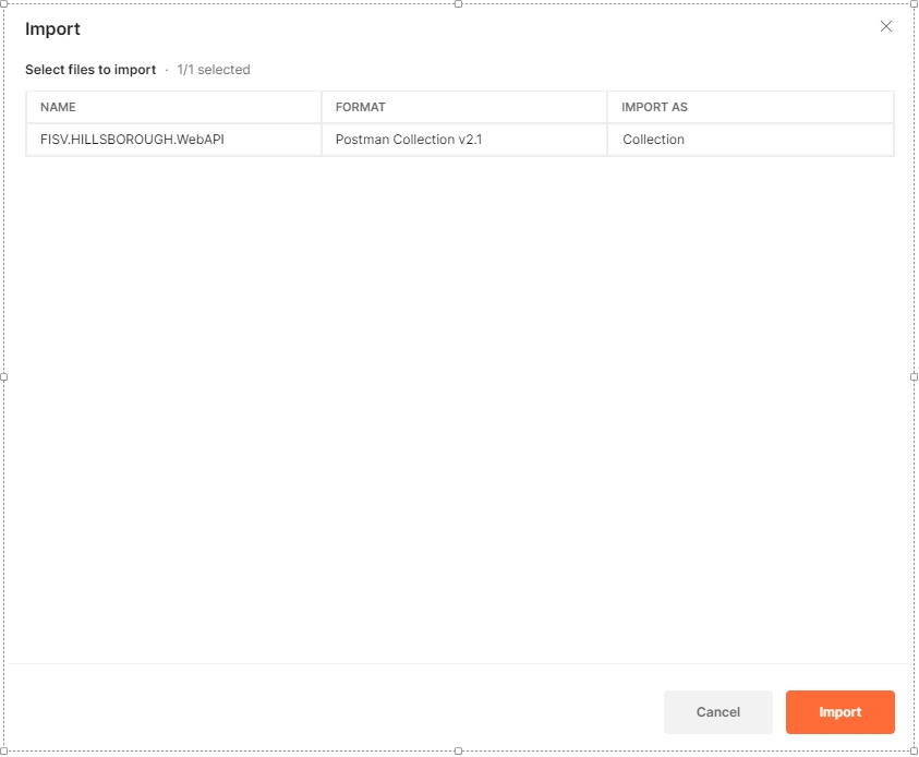 Postman - Import a Collection