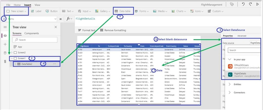 Power Apps - Build Search And Sorting To Column Header