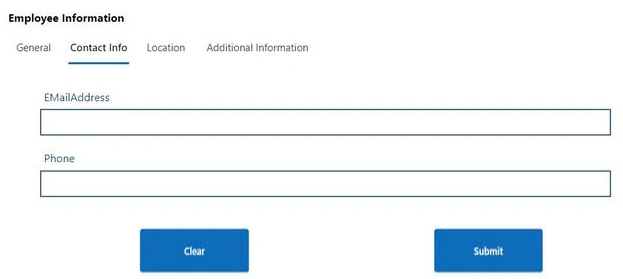 Employee information