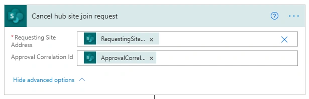 Power Automate Actions For Managing Hub Site Requests