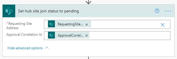 Power Automate Actions For Managing Hub Site Requests