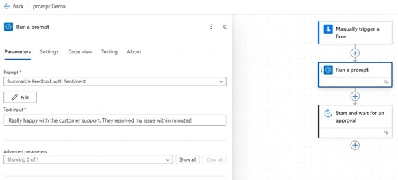 Custom prompt