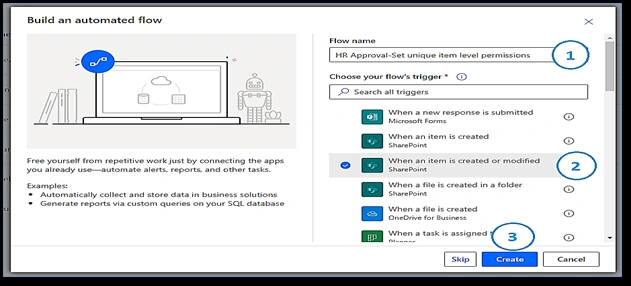 Power Automate - Break Inheritance, Remove And Set List Item-Level Permissions In SharePoint Online