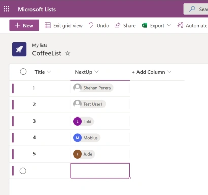 Microsoft Lists