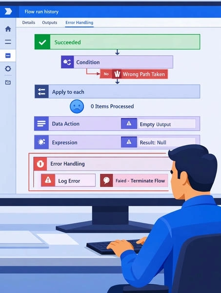 Power Automate Workflow Errors_simple_compose