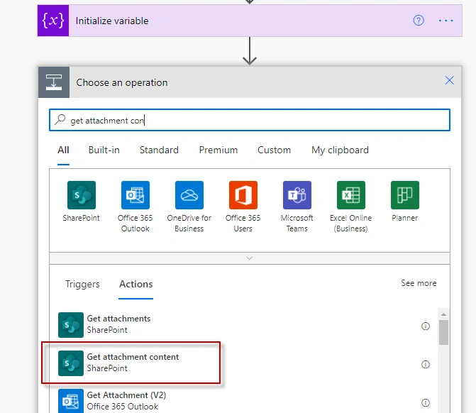 Power Automate Sending Attachments