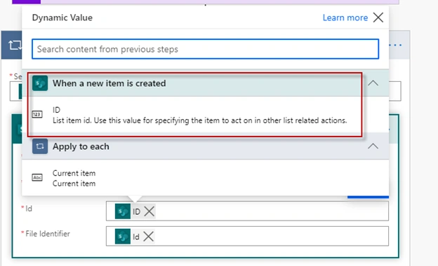 Power Automate Sending Attachments