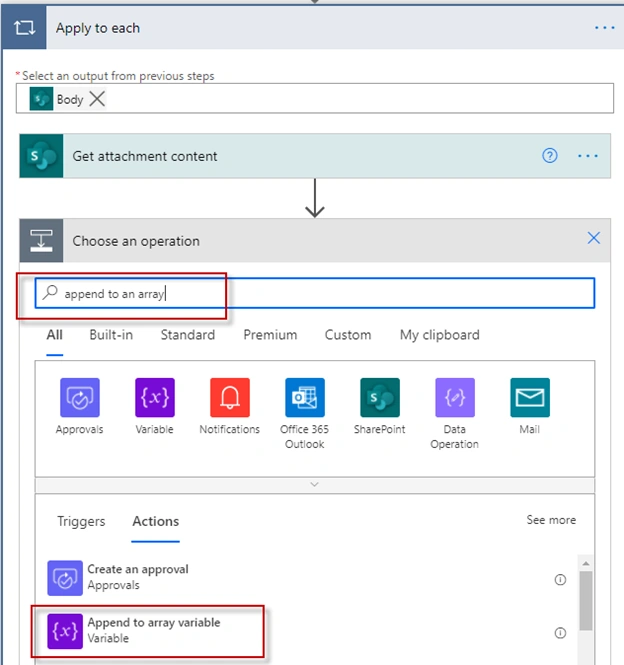Power Automate Sending Attachments