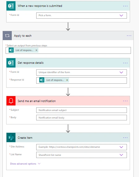 Power Automate With MS Forms, SharePoint And Teams