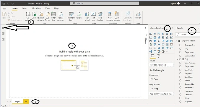 Build visuals with your data