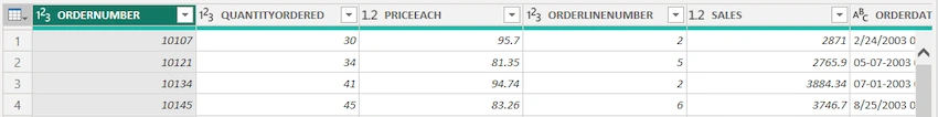 Power Query Features Related to Rows