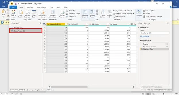 Power Query in Power BI