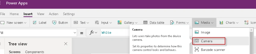 PowerApp Camera Control