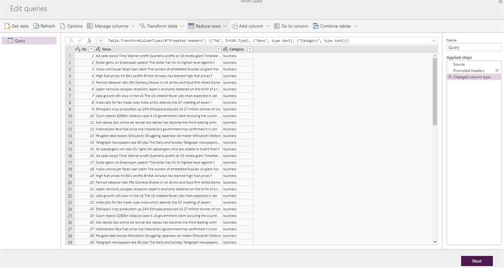 PowerApps AI - Text Classification