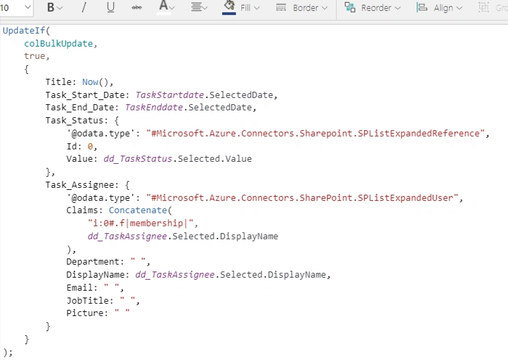 PowerApps Bulk Update Collection With Patch And Floating Concept Used For Screen Customization