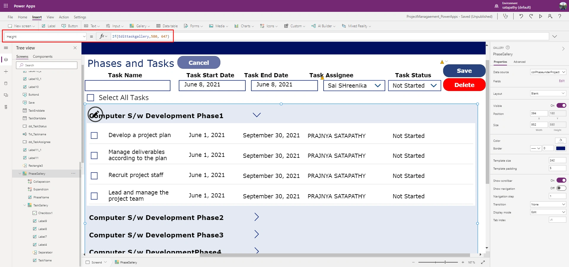PowerApps Bulk Update Collection With Patch And Floating Concept Used For Screen Customization