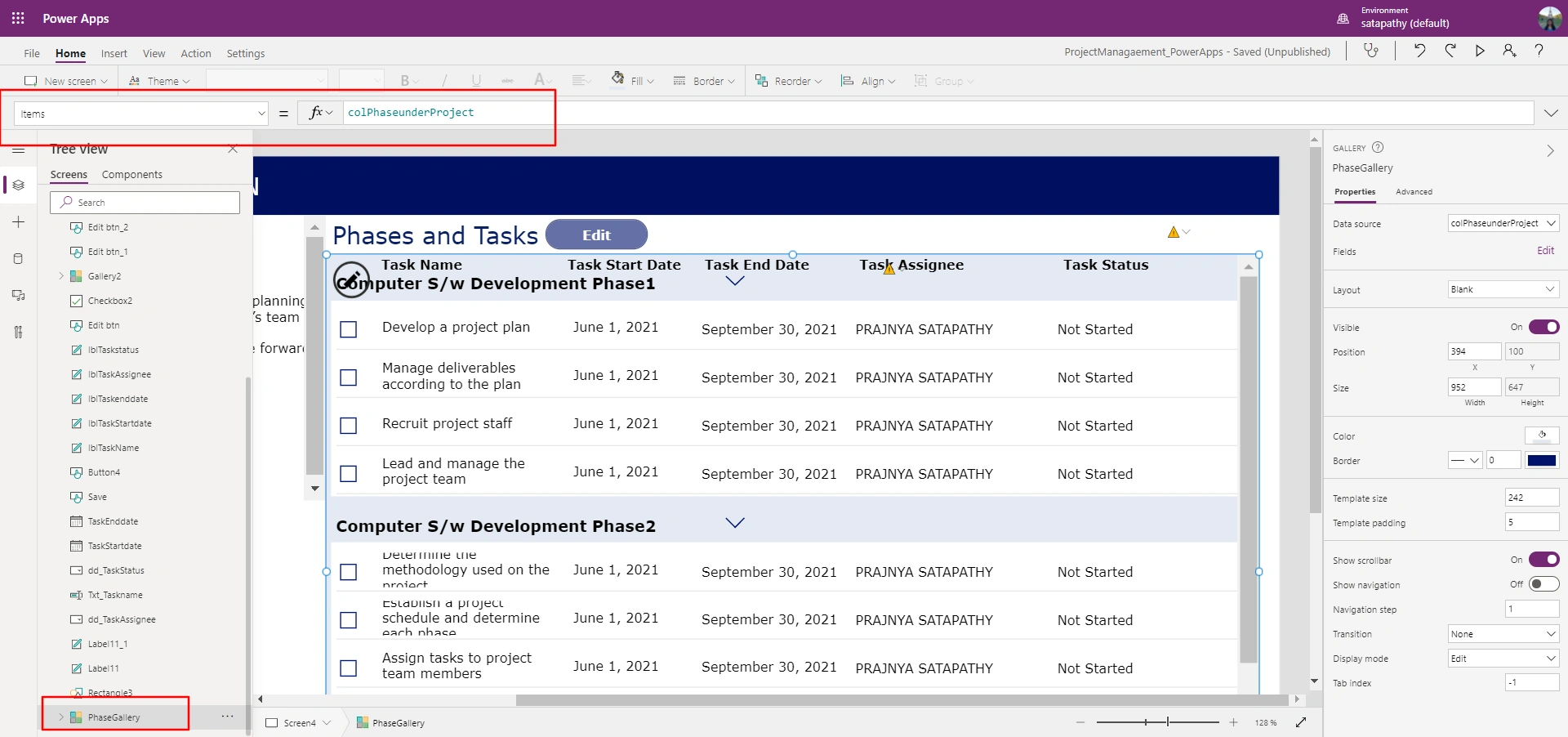 PowerApps Bulk Update Collection With Patch And Floating Concept Used For Screen Customization