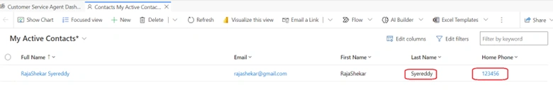 Contact Record