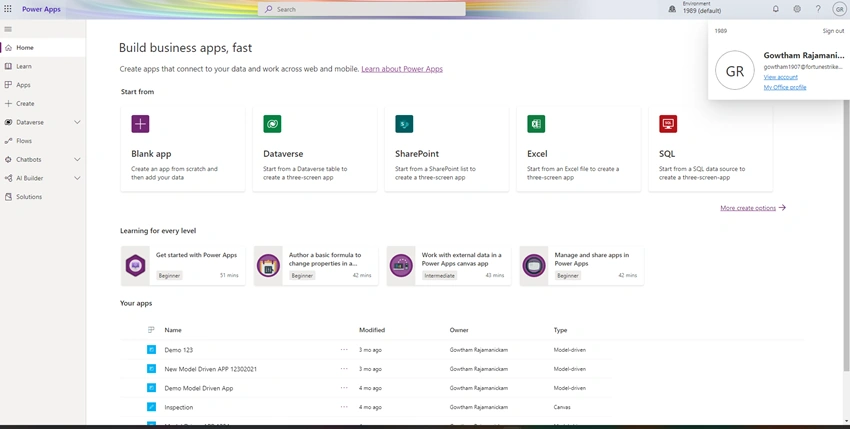 PowerApps - Create Label and Textbox