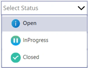Select status