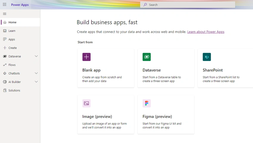 How to Create a canvas app from an image