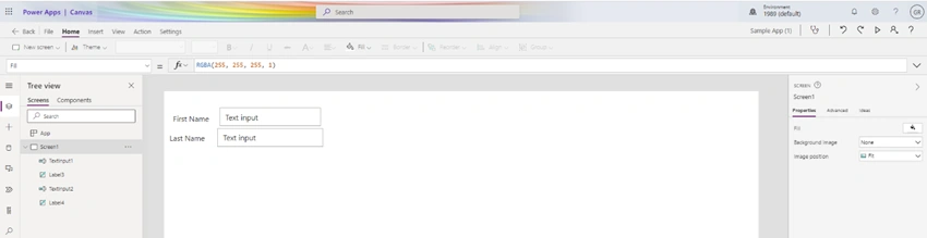 How to Create a canvas app from an image