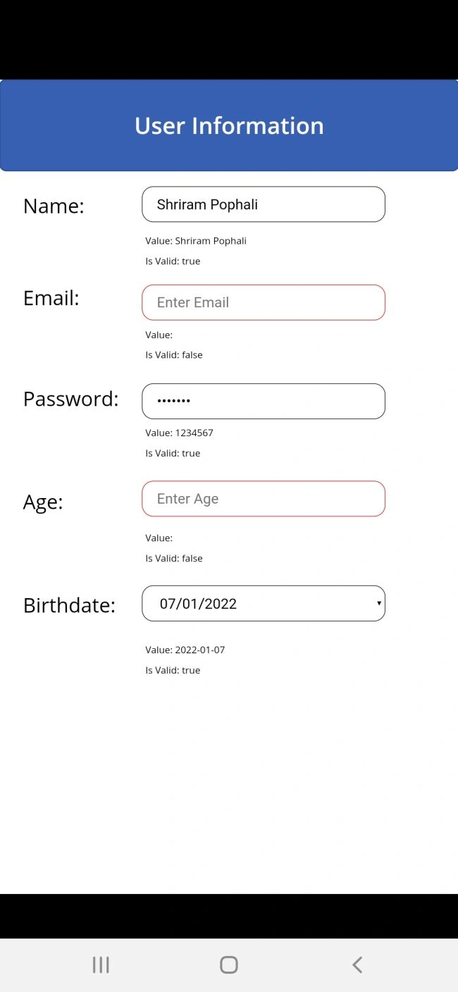Input Formatter with Regular Expression
