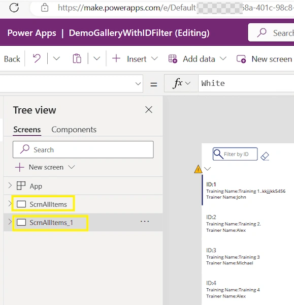 Use the component in the app