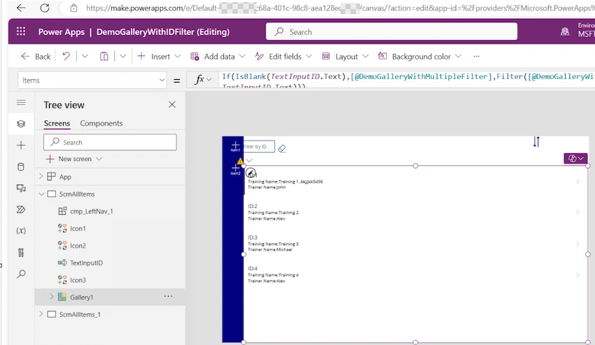 Add component onto both of the screens