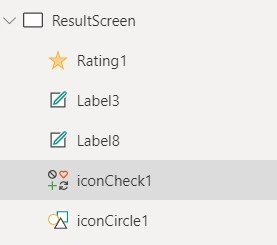 Result Screen Controls