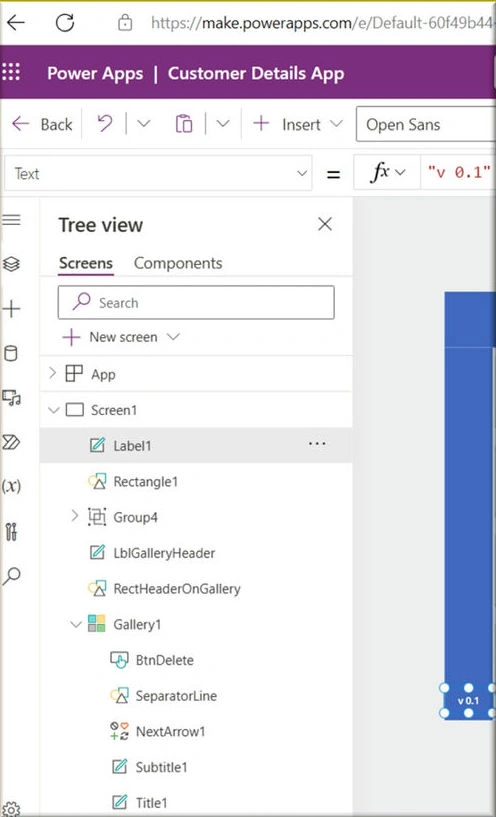 Version history in PowerApps