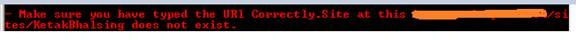 error