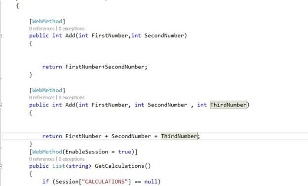 Web Method Overloading
