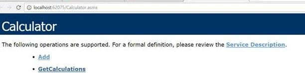 web service