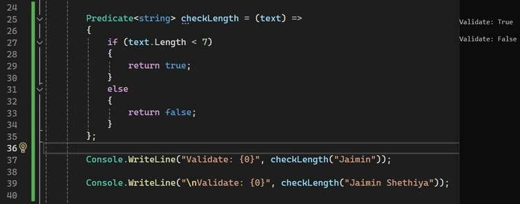 Lambda expression