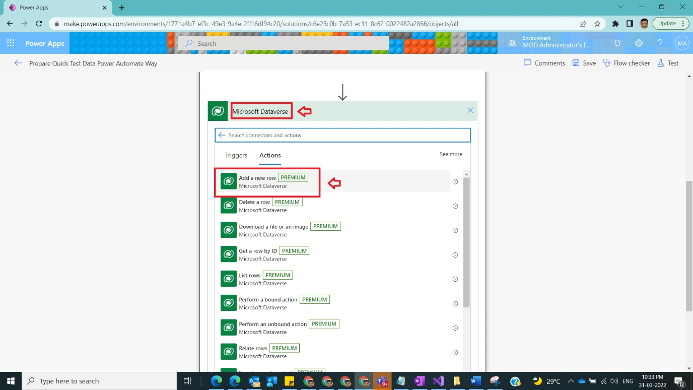 Prepare Quick Test Data Using Power Automate Figure 6