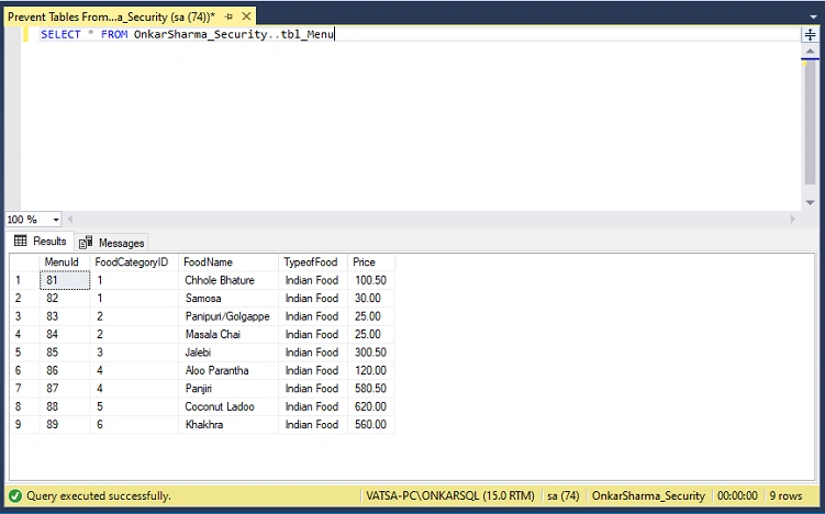 Prevent Tables From Being Created, Altered, Or Dropped In SQL Server