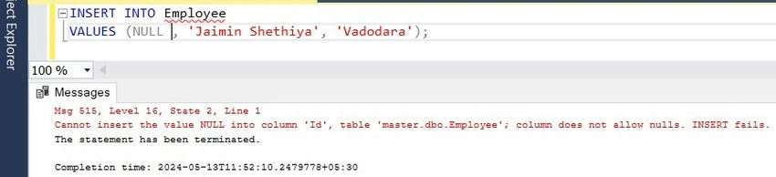 key value