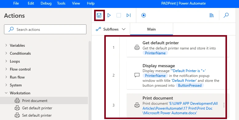Print Document