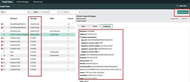Script Debugger