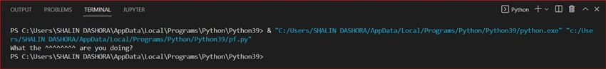 Profanity Filter using Python