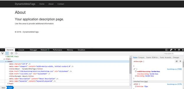 Programmatically Injection Of SEO Friendly Tags In ASP.NET Core