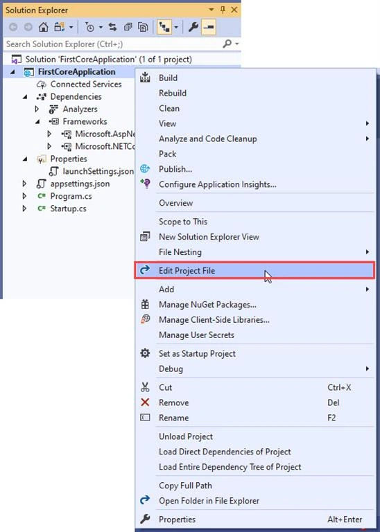 Project Structure In ASP.NET Core 3.1 Web Application