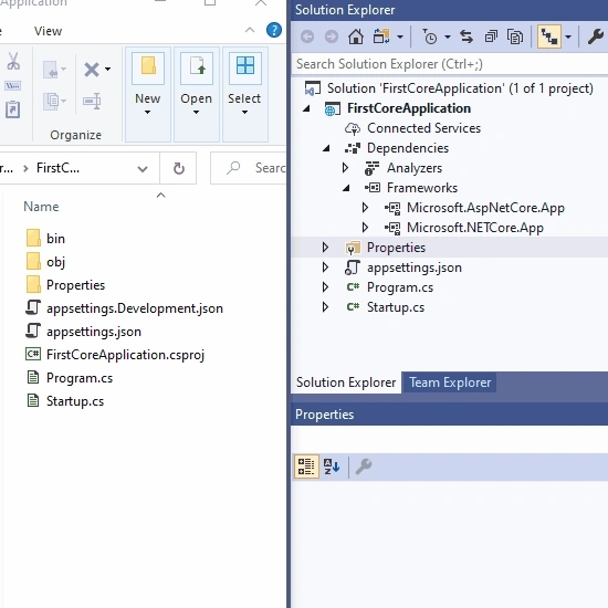 Project Structure In ASP.NET Core 3.1 Web Application