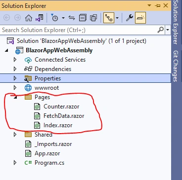 Project Structure Of Blazor WebAssembly Project In ASP.NET Core 7.0
